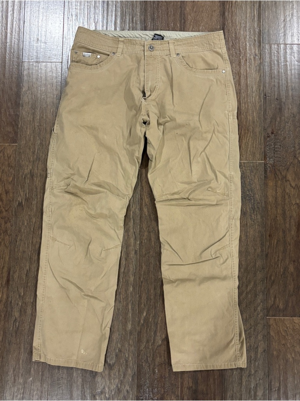 Kuhl Men's Revolvr Tan Lightweight Work Pant 36x33